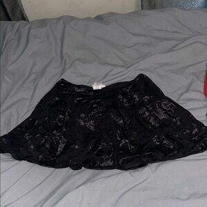 Garage Velvet Mini skort